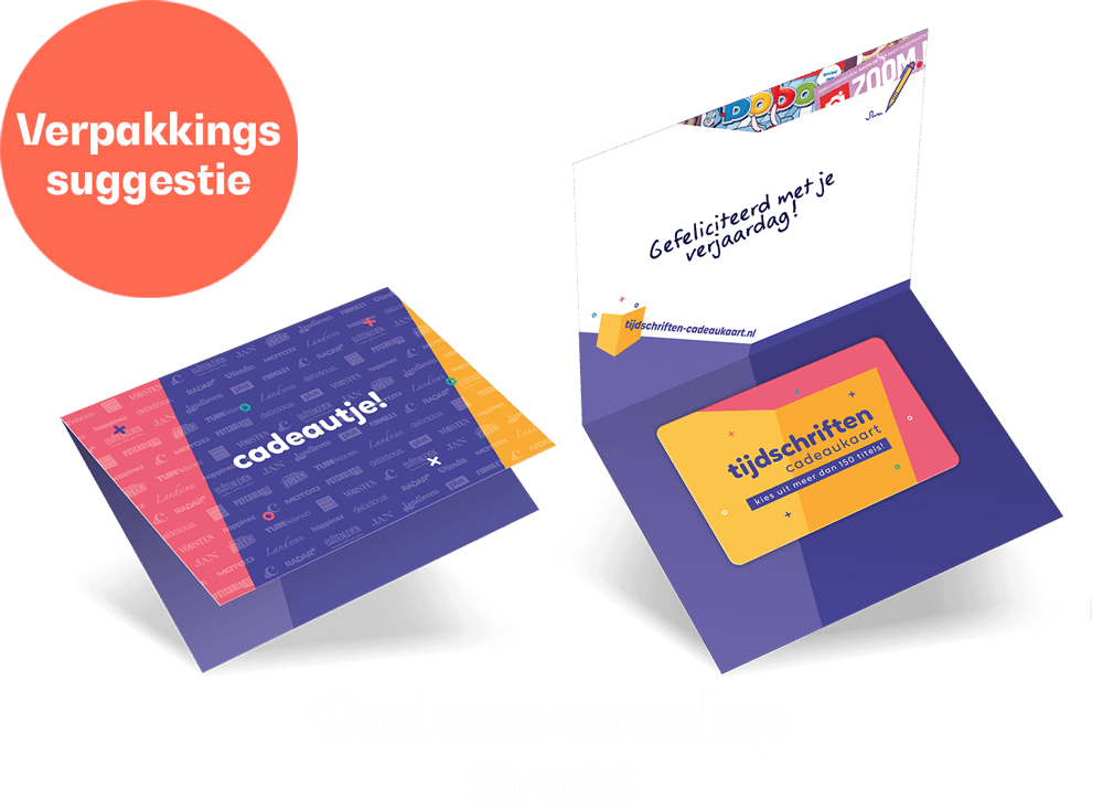 Cadeau Envelop Tijdschriften